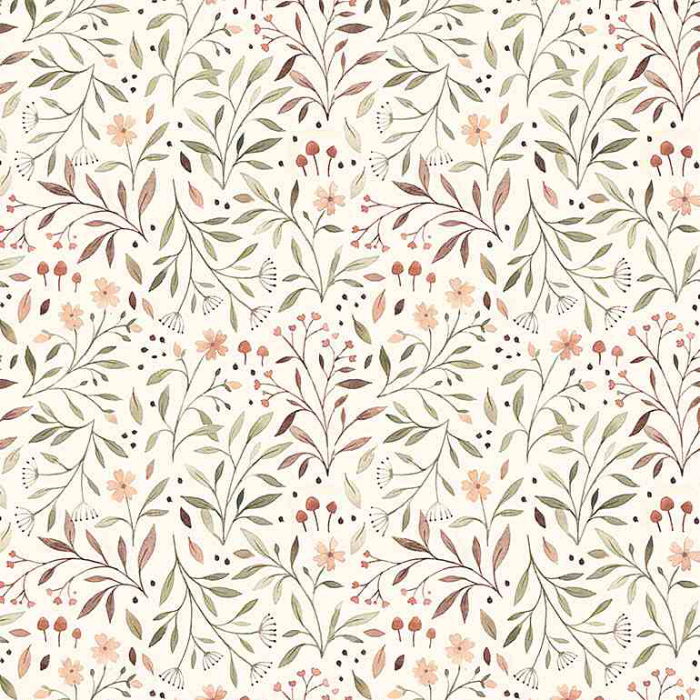 Imagen del producto: Tela Dear Stella "Little fawn & friends" DNS1910, algod&oacute;n - 61 x 110 cm